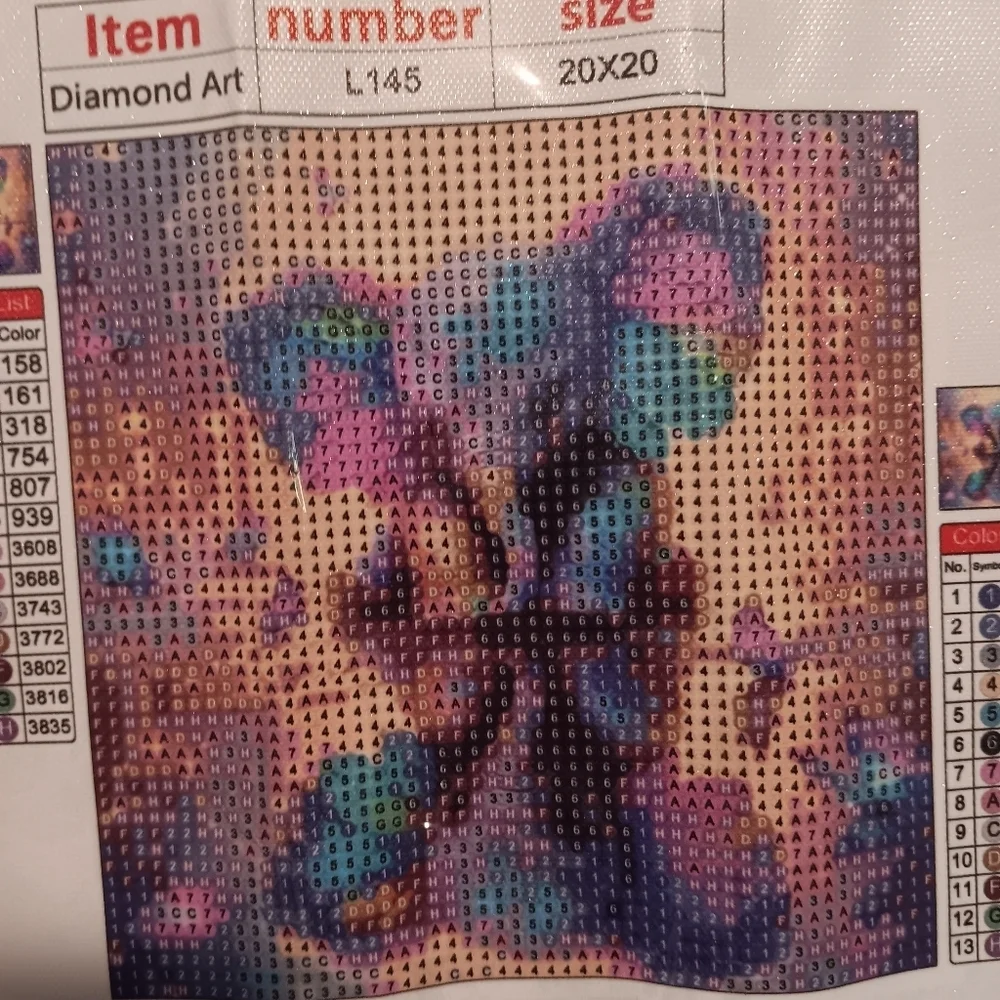 Colorful Butterfly Elephant Diamond Painting Kit 20x20